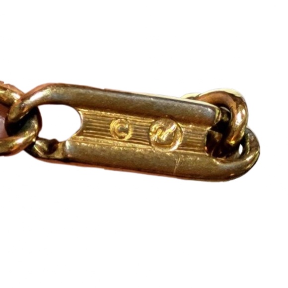 ๐๐ SWAROVSKI Vintage Swan Signed Gold Tone Curb Link Chain Crystal Bracelet - Picture 10 of 12